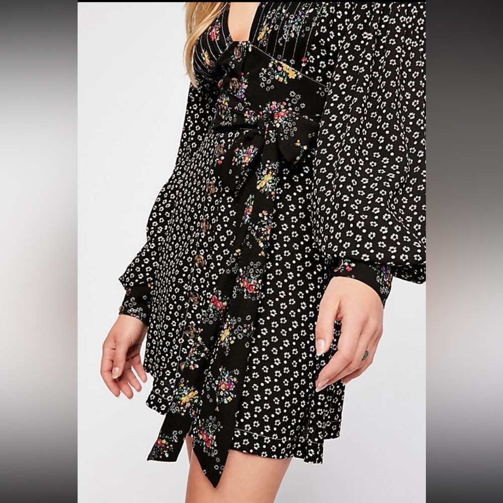 Free People Wonderland Mini Dress Size L - Picture 5 of 8